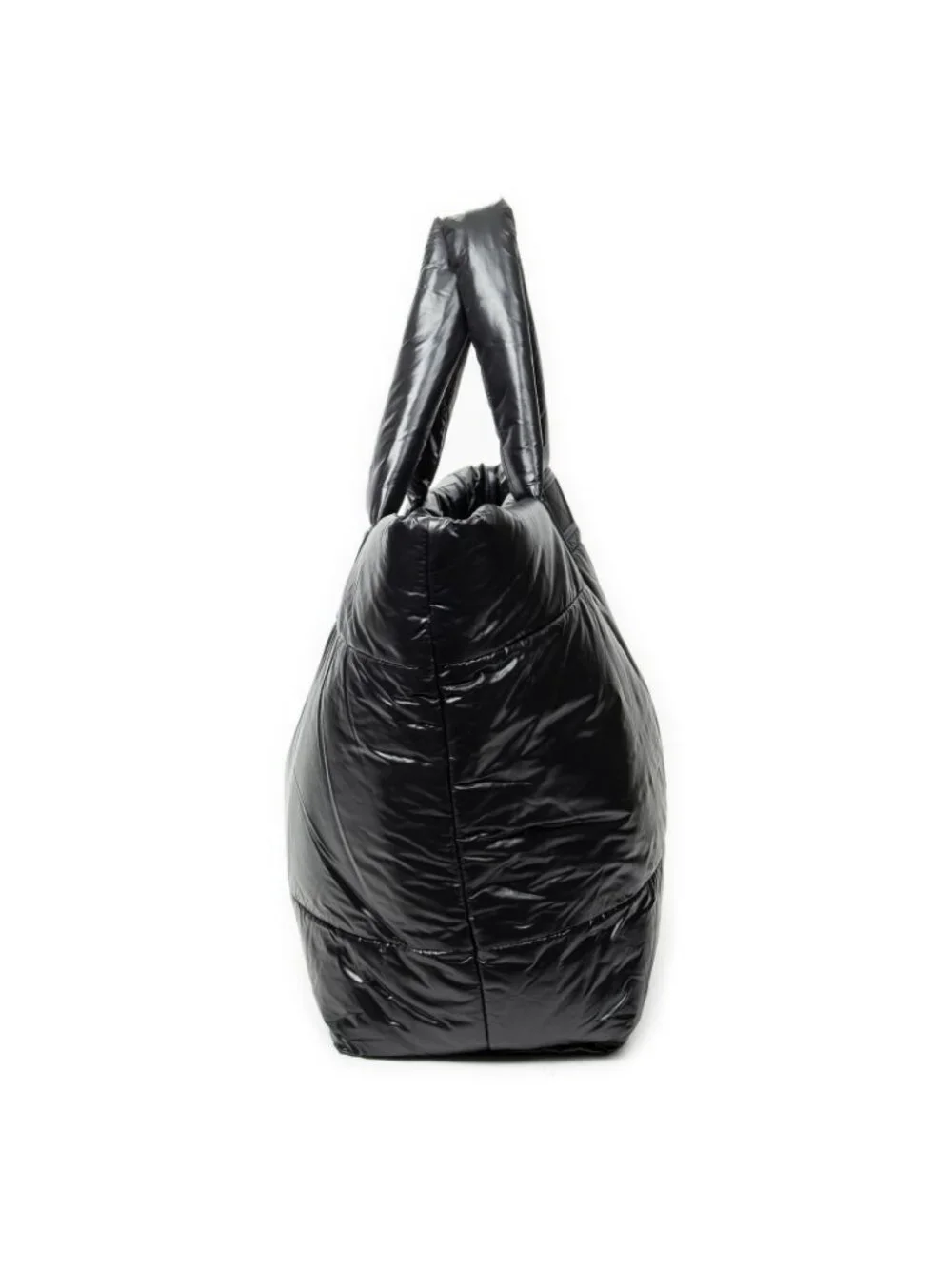 Chanel Large Coco Cocoon Reversible Tote Bag Black Nylon Canvas